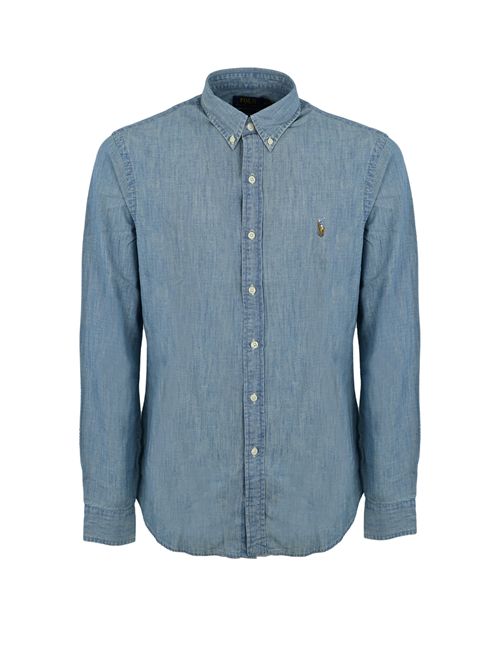 Camicia Polo Pony in denim POLO RALPH LAUREN | 710548538001